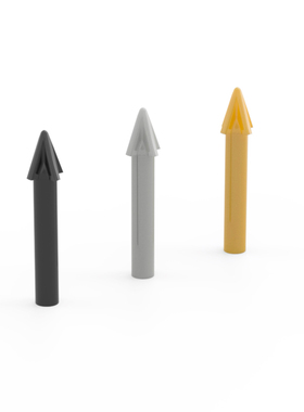 乐高LEGO 18041 箭头 矛 标枪 武器 人仔配件 珍珠金 黑色 浅银色