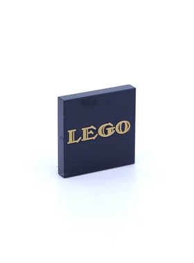 乐高LEGO字母烫金logo印刷件 11203 2x2反向光面板 钢琴独占21323
