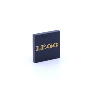 乐高LEGO字母烫金logo印刷件 11203 2x2反向光面板 钢琴独占21323