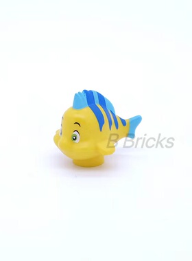 乐高LEGO 海底动物 黄色 15679pb01 6056851 小丑鱼 比目鱼