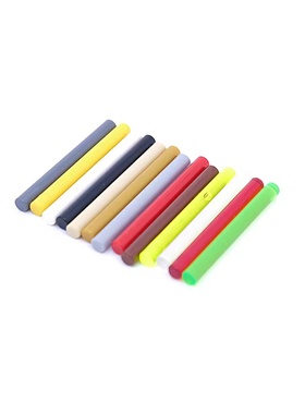 LEGO乐高30374圆棒1X4L激光剑 黑白浅灰棕黄米色珍珠金色透明红蓝