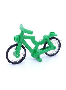乐高LEGO 亮绿色 4719c02 6358939 6163986 自行车脚踏车 新款