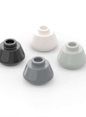 LEGO乐高 33492 1x1圆椎砖 盛具装饰特殊 黑6199468深灰 浅灰