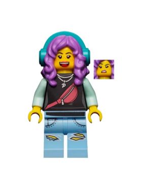 LEGO乐高 幽灵秘境系列70428人仔 hs046帕克·L·杰克逊 戴耳机