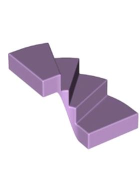 乐高LEGO 零配件 浅紫色 28466 6178331 6x6x4 旋转楼梯