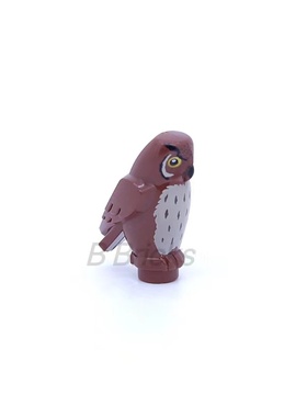 LEGO乐高 棕色 猫头鹰39641 67871 4596335印刷 动物 2厘米大小