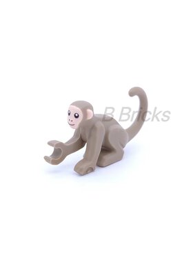 动物深米色猴子乐高77864