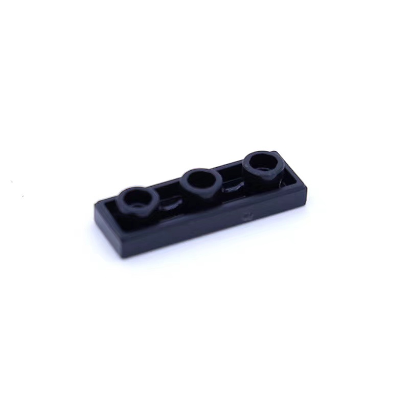 LEGO乐高 零配件 黑色35459 6272184 1x3带孔反向光面板
