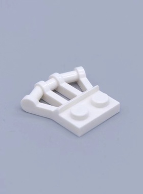 LEGO乐高 零配件 白色92692 1x2板带单侧斜角柄把 4622937