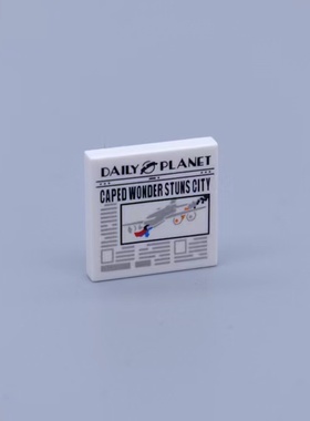 LEGO乐高 白色3068bpb1290  2x2新闻报纸海报印刷光面板