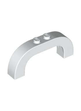 乐高LEGO 白色 6183 24434 4250208 4581717 6132772 1x6x2弧形砖