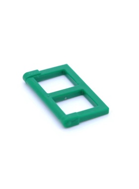 乐高LEGO 零配件 绿色 60608 6112266 1x2x3 窗叶 窗户