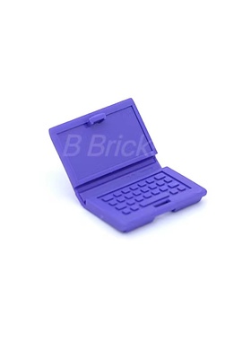 乐高LEGO 零配件 紫色18659 62698 6141902 笔记本电脑 人仔手持