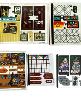 乐高LEGO 哈利波特76451 76452 76453贴纸 全新套装拆出