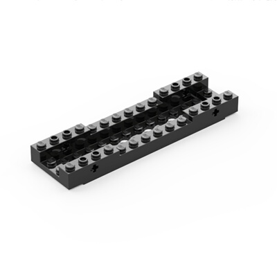 乐高LEGO 零配件 黑色 7035 6515869 4x14汽车底板 车架