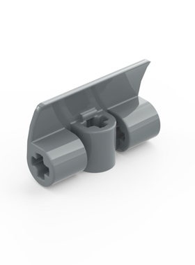 LEGO乐高 71682 2x3 科技面板 拨片挡板 轴连接 深灰色6435030