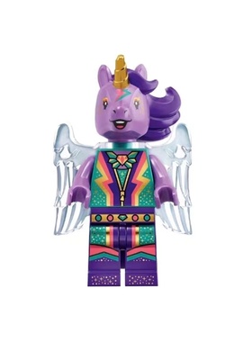 乐高LEGO 人仔 Vidiyo 音乐系列 飞翔的独角兽 歌手 vid026 43113