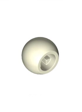 乐高LEGO 夜光白色 32474 4290716 6350249 10.2mm连接转向球