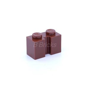 LEGO乐高棕色4216带竖槽砖