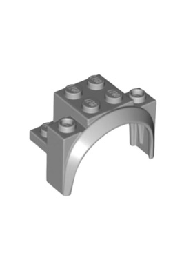 LEGO乐高 浅灰色 18974 6379102 6102592 2x4x2 车辆轮拱 挡泥板