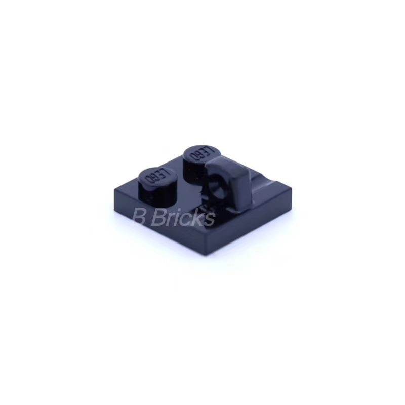 LEGO乐高 零配件 黑色92582 6265730 2x2 顶部带铰链板