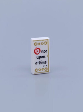 LEGO乐高 白色3069bpb507  1x2 故事书魔法书印刷件6157985