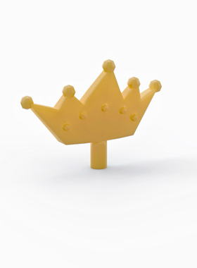 LEGO乐高 33322 29171 珍珠金色 头帽饰 皇冠 6173109 女孩系列