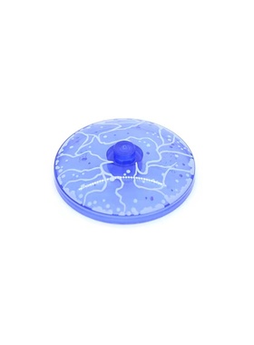 LEGO乐高 透明紫色 3960PB054  6223067 4x4圆盘 印刷能量场