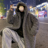 DY20特批P120现货重磅加绒加厚毛绒外套潮男毛毛棉服羊羔绒衣服，男装棉衣，星座1115（原A403）