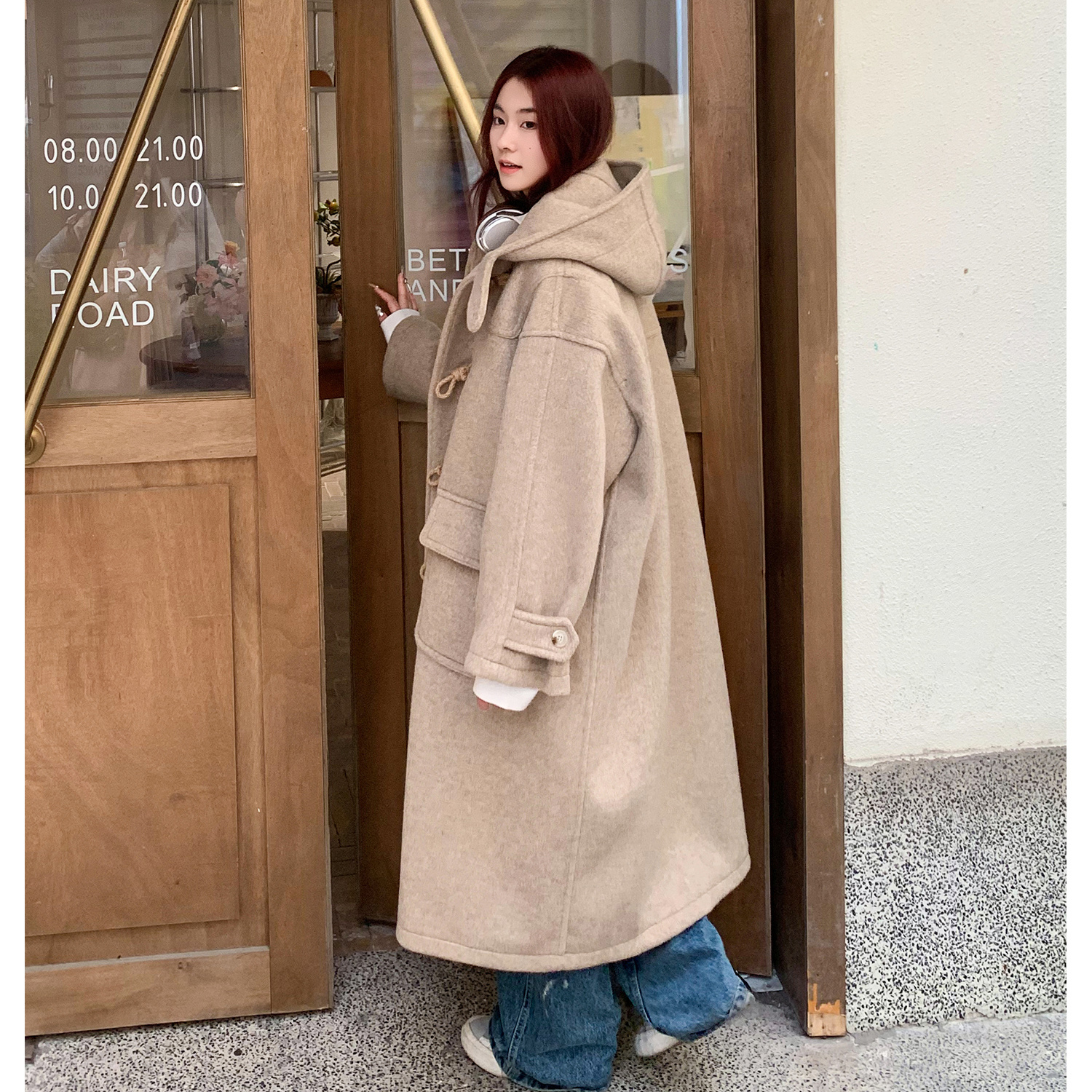 FY31P150网图原版高品质15%羊毛男女同款羊毛呢大衣牛角扣风衣，男装风衣，星座1115（原A403）
