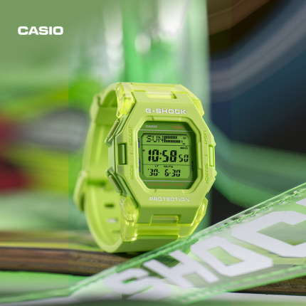 明星同款卡西欧旗舰店GD-B500蓝牙计步小方块运动手表男 GSHOCK
