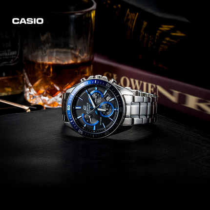 【圣诞礼物】casio旗舰店EFR-552D简约手表卡西欧官网正品EDIFICE
