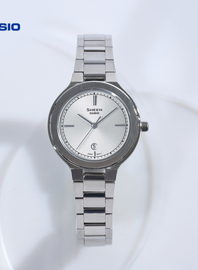 casio旗舰店SHE-4559系列简约优雅学生手表女卡西欧官方正品SHEEN