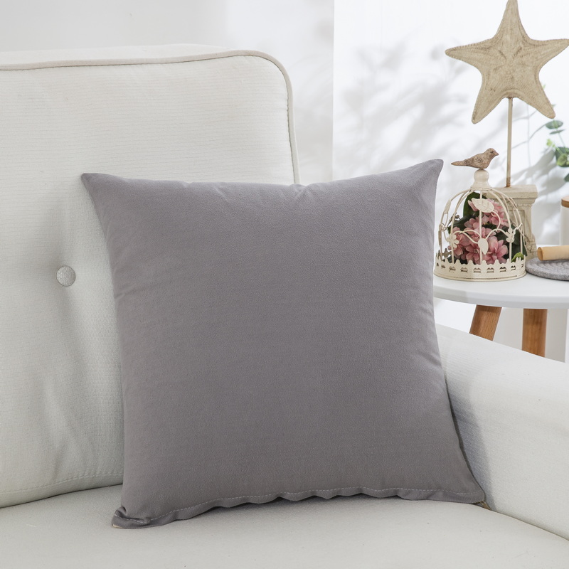 北欧简约纯色抱枕套靠垫客厅沙发抱枕靠枕床头靠背垫抱枕套不含芯