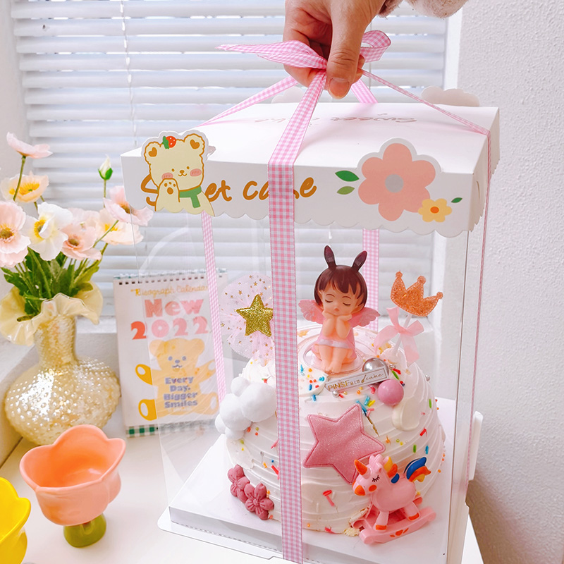 六一儿童节生日蛋糕盒