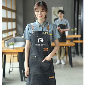 餐饮服务员工作服衬衣半夏套装火锅店奶茶水吧酒店烧烤烘焙装定制