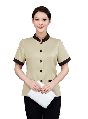 物业客房保洁工作服夏半定制店名