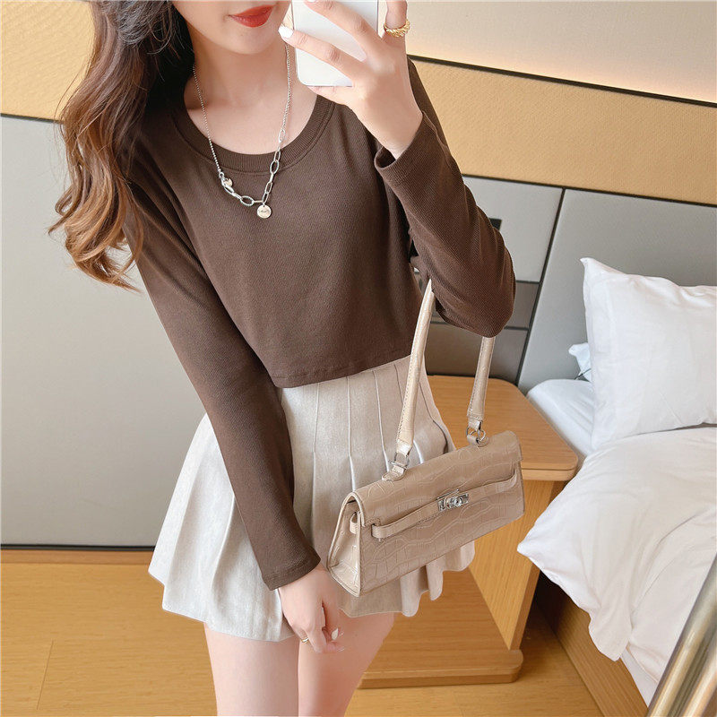 외출용 수유복 상의 긴팔 티셔츠 산후 수유복 봄 가을 순면 수유복 하의 셔츠