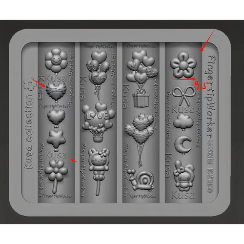 【美甲模具】FingertipWorker｜新品美甲模具链接法式KT猫气球