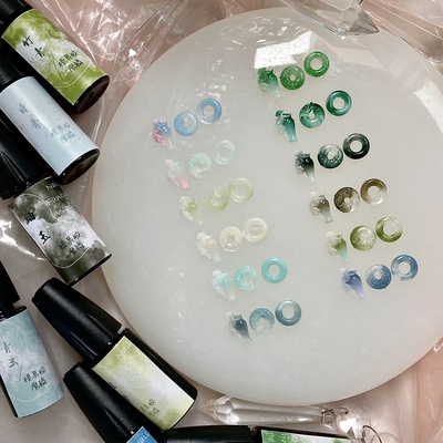 【Moli模具胶】美甲模具胶滴胶国风色玉色UV滴胶免洗稀胶速干胶