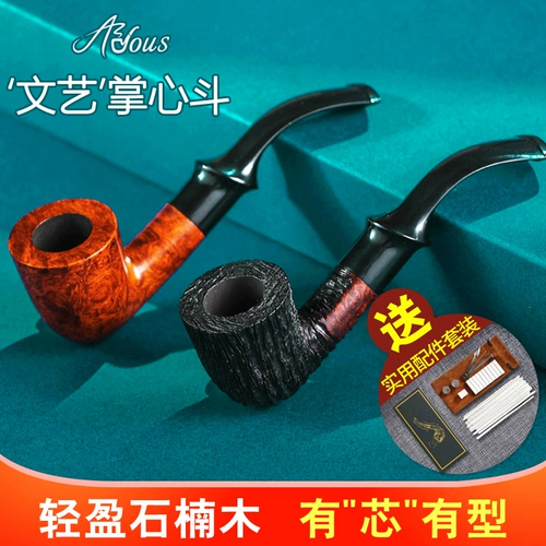 Smoke Dou Shiwu Pot Pot Pot Pot Darmus Ручной изделия из твердого дерева с борьбой с борьбы с табаком табак Специальные комплекты