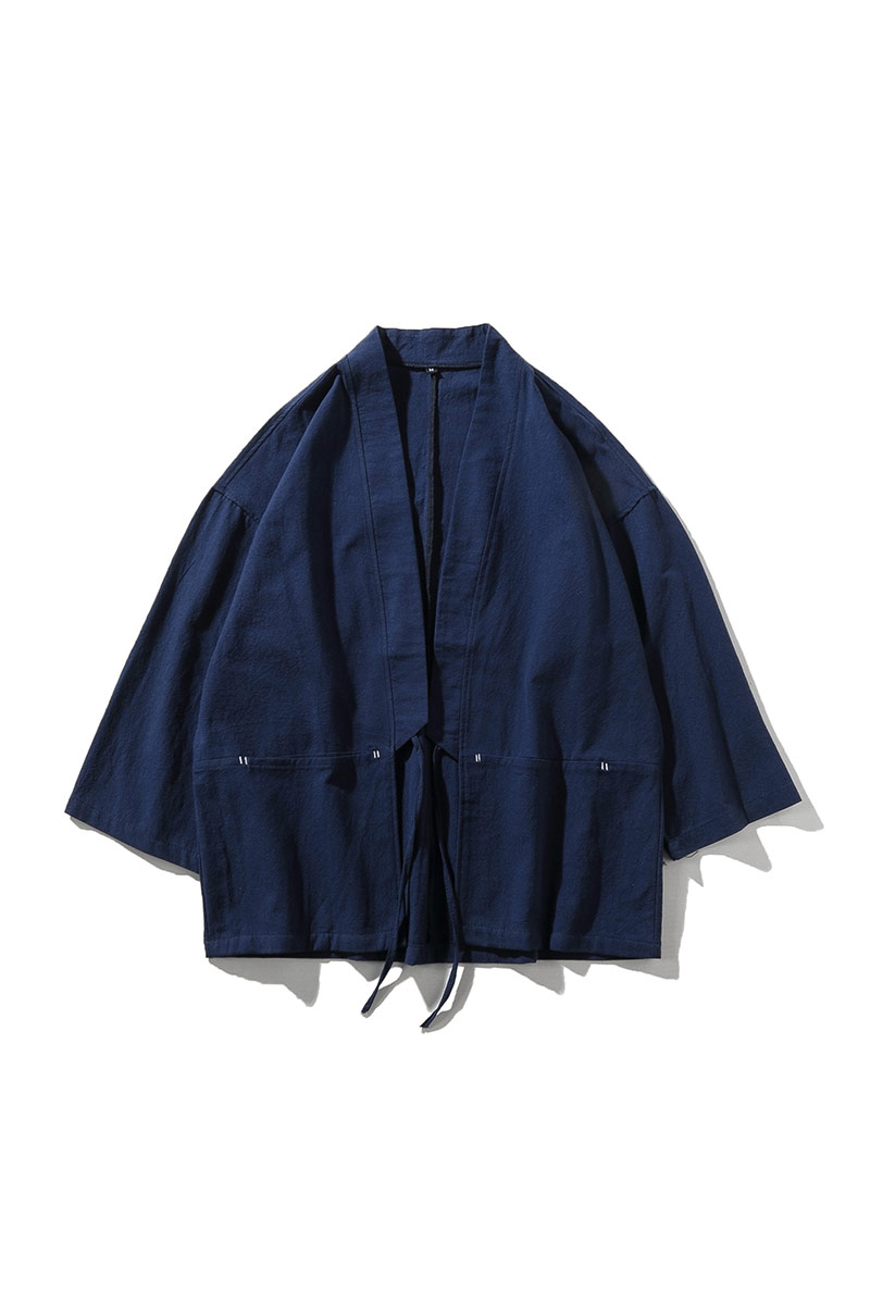 风秋季汉服男居士开衫男士道袍和服夹克外套男QT4011-13-P30,男装民族服装,星座301D-2(原钱塘4011)