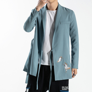 风休闲大码西服宴会青果领高档帅气外套XZ301D-2/JK07-P100