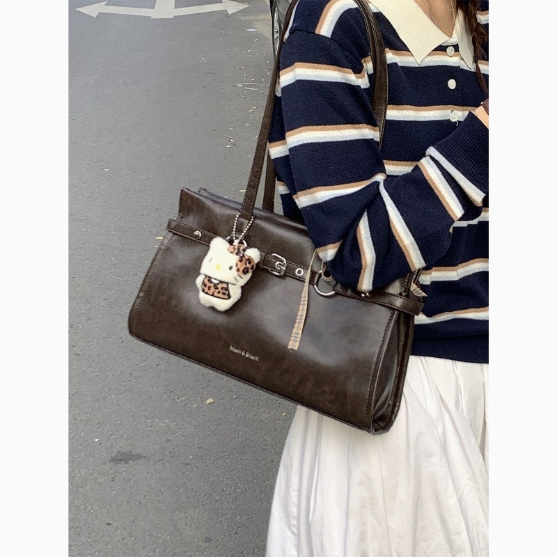 A man简约腋下包通勤包女士包包新款复古感托特包时尚百搭单肩包,箱包皮具/热销女包/男包,托特包,淘宝优惠券,粉丝福利购,淘宝优惠卷