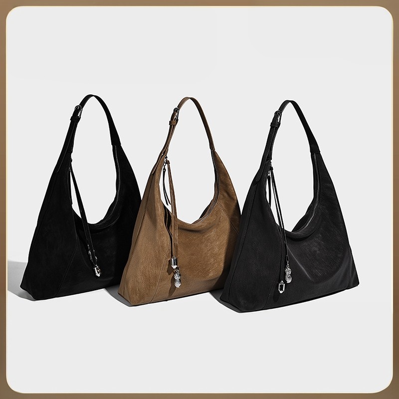 Aman女士包包款复古黑色单肩托特包女大容量通勤包包,箱包皮具/热销女包/男包,托特包,淘宝优惠券,粉丝福利购,淘宝优惠卷