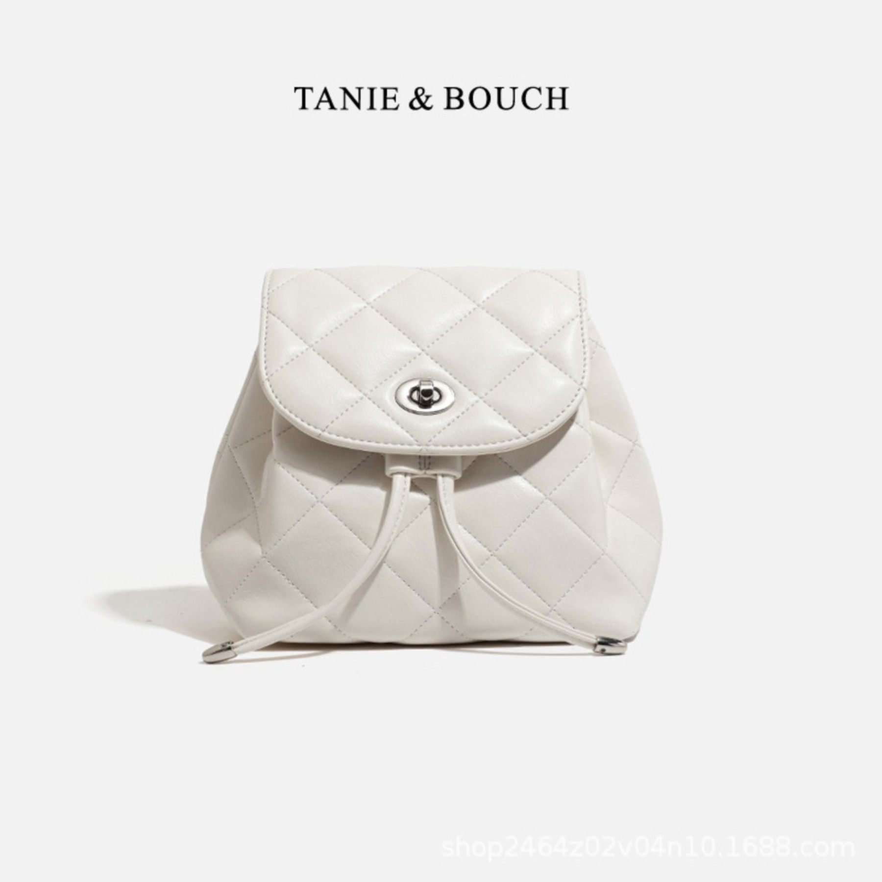 2025新款时尚小香风菱格洋气背包潮流双肩包韩版逛街百搭小背包女,箱包皮具/热销女包/男包,双肩背包,淘宝优惠券,粉丝福利购,淘宝优惠卷