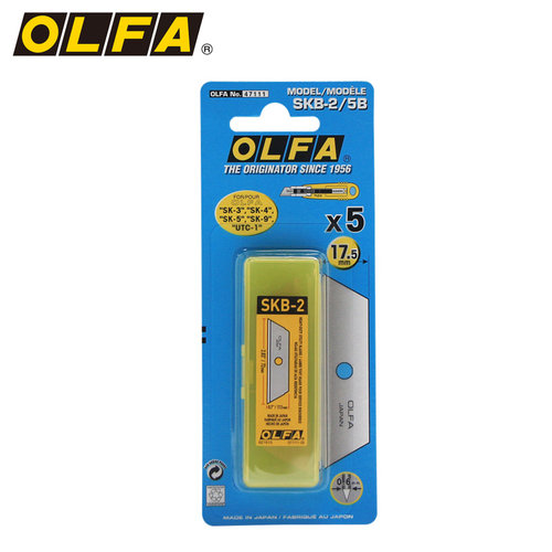 正品日本OLFA爱利华SKB-2/5B 安全工艺刀片|SK-4美工刀切割刀片