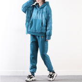 连帽保暖休闲套装 皇森2025年新款 两件套时尚 羽绒服羽绒裤 女潮 冬季