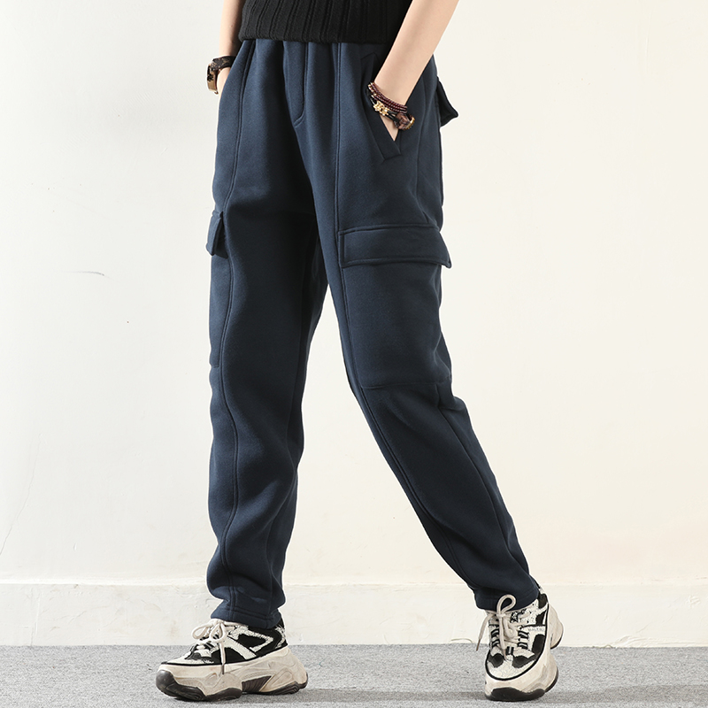 皇森冬装新款加厚休闲长裤女
