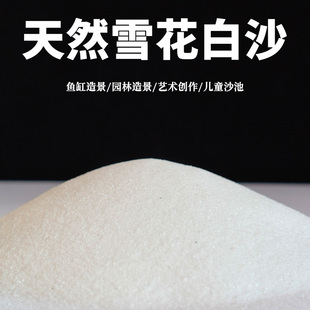 石英砂细沙天然沙白砂鱼缸造景流沙瀑布灭烟丙烯画专用白沙石英沙